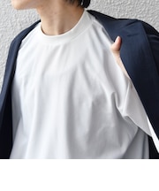 SHIPS any: SOLOTEX(R) バックピケ スロープネック ジャケット Tシャツ 26SS◇