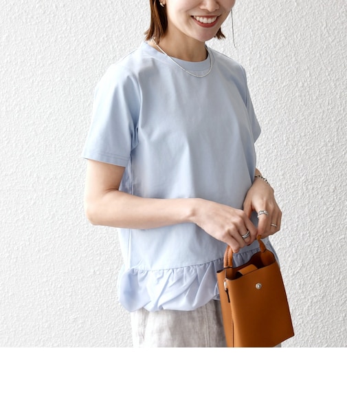 〈多機能/洗濯機可能〉マルチファンクション ドッキング ヘム コンパクト TEE