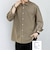 SHIPS any:〈接触冷感/ストレッチ〉360° THE CIRCLE STRETCH リネン ミックス 7分袖 レギュラー シャツ(セットアップ対応)◇