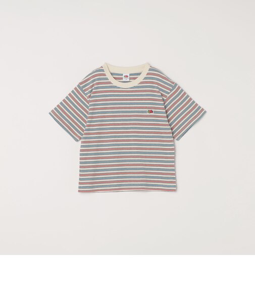 FRUIT OF THE LOOM:〈洗濯機可能〉マルチ ボーダー Tシャツ<KIDS>