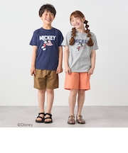 【SHIPS any別注】GOOD ROCK SPEED:〈洗濯機可能〉ミッキーマウス / フラッグ プリント Tシャツ<KIDS>◆