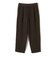 SHIPS Primary Navy Label:麻混 テーパード パンツ（セットアップ対応）