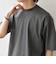 SHIPS any:〈接触冷感/遮熱/UVカット〉COOL TOUCH スムース デザイン リブ セミ モックネック Tシャツ◇