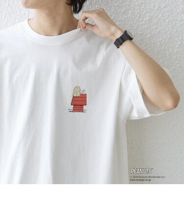 SHIPS any: SNOOPY コラボ グラフィック プリント Tシャツ◇