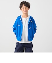 SHIPS any:〈洗濯機可能〉ポンチ デザイン ジップ パーカー <KIDS>