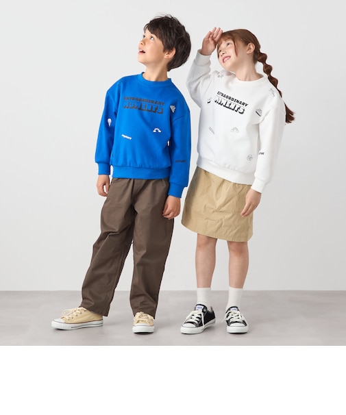 SHIPS any:〈洗濯機可能〉ポンチ デザイン クルーネック プルオーバー <KIDS>