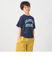 Champion:〈洗濯機可能〉アスレチック プリント Tシャツ<KIDS>