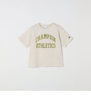 Champion:〈洗濯機可能〉アスレチック プリント Tシャツ<KIDS>