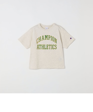 Champion:〈洗濯機可能〉アスレチック プリント Tシャツ<KIDS>