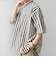 SHIPS any:〈洗濯機可能〉コットン/リネン ストライプ バンド スキッパー ハーフスリーブ シャツ 26SS◇