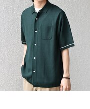 SHIPS any:〈手洗い可能〉TEXBRID(R) ドライタッチ サマー ニット シャツ◇