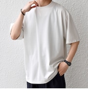 SHIPS any:〈洗濯機可能〉JAPAN MADE ライト ペーパー クルーネック Tシャツ◇