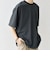 SHIPS any:〈接触冷感〉マルチ ボーダー ポケット Tシャツ◇