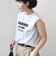 メルティ コットン プリント ロゴ フレンチスリーブ TEE