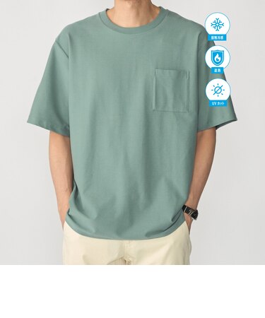 SHIPS:〈接触冷感/ 遮熱/ UVカット〉COVEROSS(R) フリーザー Tシャツ