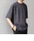 【WEB限定】SHIPS any:〈UVカット〉SORONA(R) ワッフル ラグラン リラックス Tシャツ◇