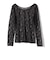 little black:〈手洗い可能〉2WAY レース ロング スリーブ TEE