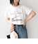 SHIPS Colors:〈洗濯機可能〉フロッキー コンビ プリント TEE◇
