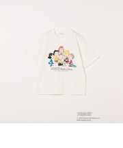 SHIPS any: SNOOPY コラボ グラフィック プリント Tシャツ<KIDS>◇