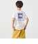THE NORTH FACE: スクエア バンダナ  バックプリント ロゴ Tシャツ 26SS<KIDS>