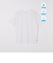 SHIPS:〈汗染軽減 / 吸水速乾/ 接触冷感/ UVカット〉ステイン コントロール ファンクション Tシャツ