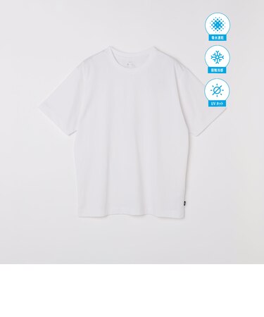 SHIPS:〈汗染軽減 / 吸水速乾/ 接触冷感/ UVカット〉ステイン コントロール ファンクション Tシャツ