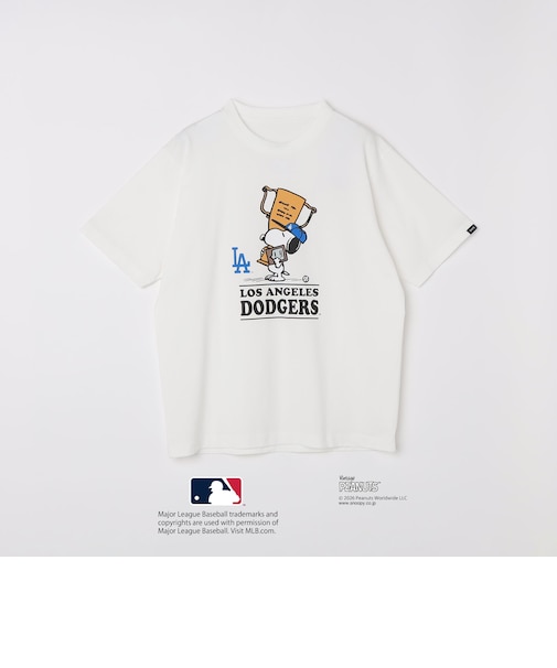 SHIPS: PEANUTS×MLB プリント Tシャツ 26SS