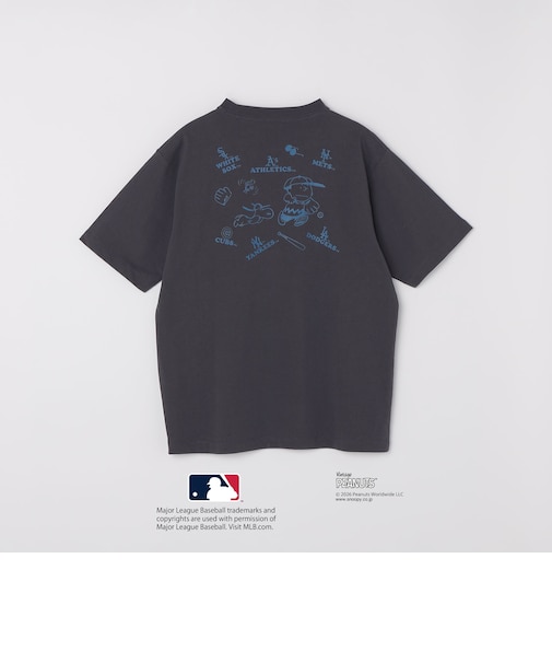 SHIPS: PEANUTS×MLB プリント Tシャツ 26SS