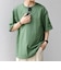 SHIPS any:〈接触冷感/吸水速乾/UVカット/遮熱〉Raylock フットボール Tシャツ◇