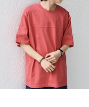 SHIPS any:〈接触冷感/吸水速乾/UVカット/遮熱〉Raylock フットボール Tシャツ◇