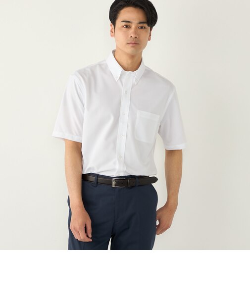 SHIPS Colors:〈吸水速乾・接触冷感〉SMART TECH(R) ノーアイロン 半袖シャツ