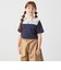 SHIPS any: レース カラー リボン 半袖 Tシャツ<KIDS>
