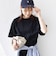〈接触冷感/UVカット〉ガゼット デザイン ワイド スリーブ TEE