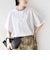 〈接触冷感/UVカット〉ガゼット デザイン ワイド スリーブ TEE