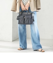 【WEB限定】Hyman Roth:〈撥水加工〉ナイロン ミニ ヘルメット バッグ