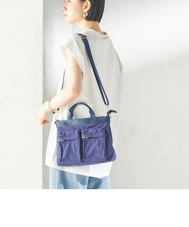 【WEB限定】Hyman Roth:〈撥水加工〉ナイロン ミニ ヘルメット バッグ