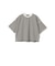 SHIPS Primary Navy Label:コットン 天竺 ハーフ スリーブ TEE