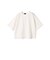 SHIPS Primary Navy Label:コットン 天竺 ハーフ スリーブ TEE