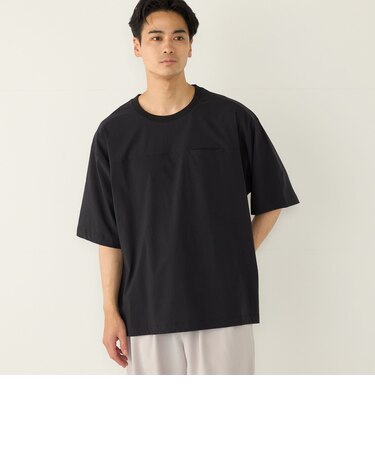 SHIPS Colors:〈接触冷感〉ナイロン フハク Tシャツ