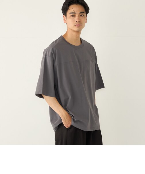 SHIPS Colors:〈接触冷感〉ナイロン フハク Tシャツ