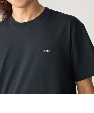 【WEB限定】SHIPS: マイクロ SHIPSロゴ Tシャツ