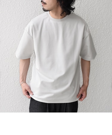 SHIPS Colors:〈抗菌防臭・接触冷感・吸水速乾〉シルケット ビッグ Tシャツ