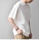 SHIPS any:〈洗濯機可能〉エアロ スケープ メッシュ 鹿の子 リブ Tシャツ◇