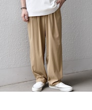 SHIPS any:〈接触冷感〉クール スーパーストレッチ 2タック リラックス イージー パンツ◇