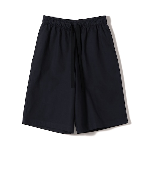 SHIPS Primary Navy Label:〈手洗い可能〉コットン キュロット ショーツ