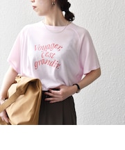 SHIPS any:〈洗濯機可能〉シアー 裏毛 ロゴ TEE