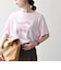 SHIPS any:〈洗濯機可能〉シアー 裏毛 ロゴ TEE