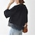 〈洗濯機可能〉ジップ レース ヘム ハーフスリーブ TEE