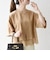 〈洗濯機可能〉ジップ レース ヘム ハーフスリーブ TEE