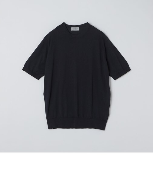 JOHN SMEDLEY: KEMPTON シーアイランド コットン ニット Tシャツ